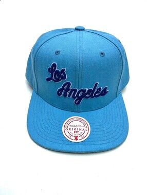 Mitchell & Ness Los Angeles Lakers Team Ground 2.0 Snapback Hat - Blue/Navy
